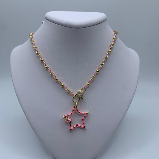 Pink Star Necklace