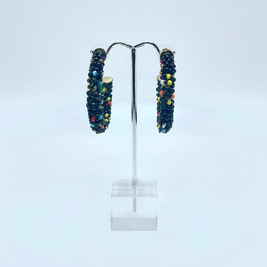 Beaded Fringe Earrings