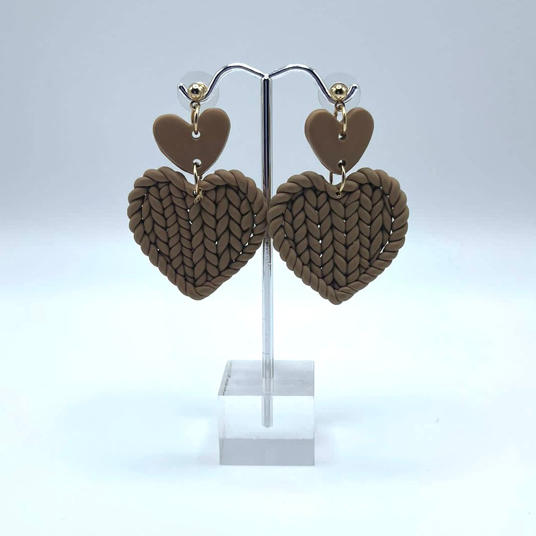 Boho Heart Earrings