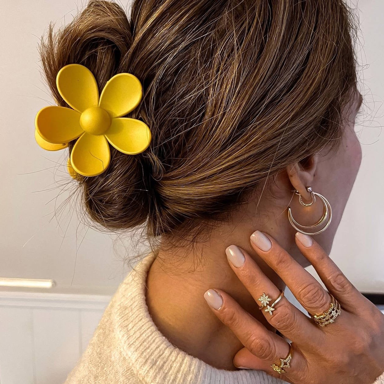 Flower Hair Claw