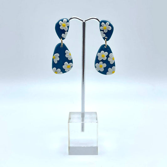 Forever Blue Spring Earrings