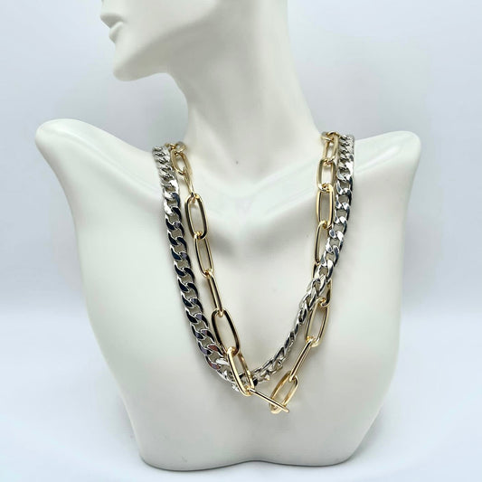 Gold & Silver Necklace