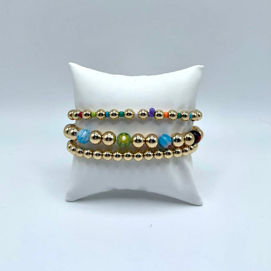 Golden Beads Bracelet